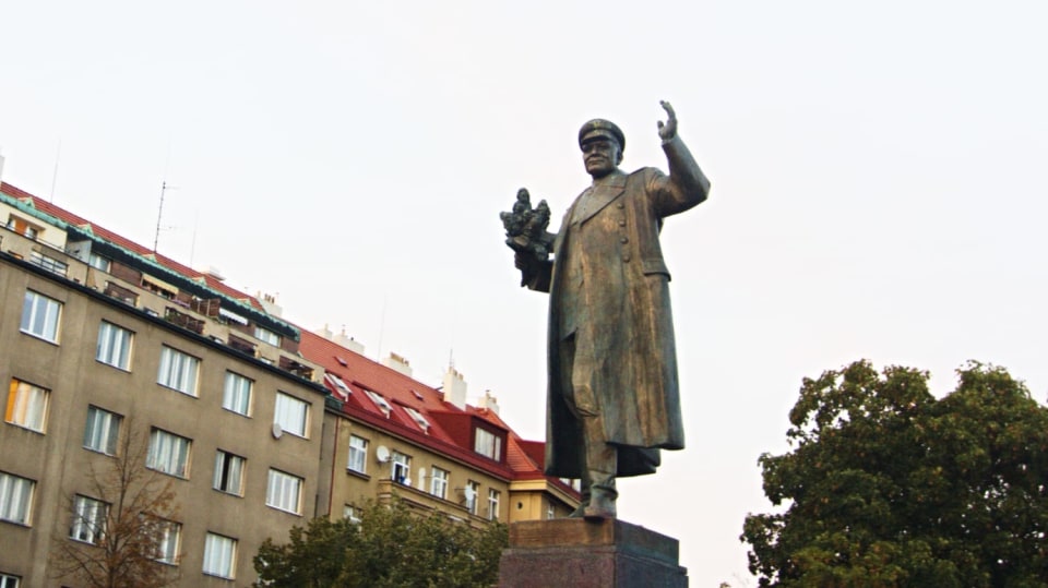 Socha maršála Koněva v Bubenči - září 2019